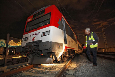 Nuevo descarrilamiento, esta vez en Sitges