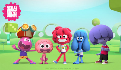 Alrededor de un mundo de fantasía y de cinco amigos -Bello, Rita, Mina, Goomo y Ongo- giran las historias de la serie infantil  Jelly Jamm.  