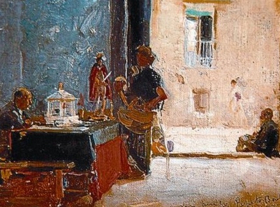  El santero de la cofradía , de Sorolla.