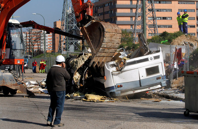 FOTOGALERIA: Convertida en chatarra
