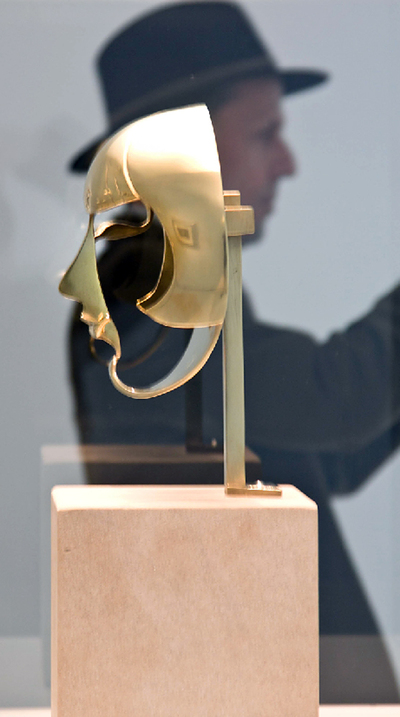 Una escultura de Pablo Gargallo,  La kiki de Montparnasse , expuesta en el MACA de Alicante.