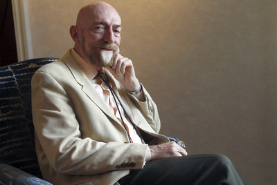 El cosmólogo estadounidense Kip Thorne en la Fundación BBVA (Madrid).