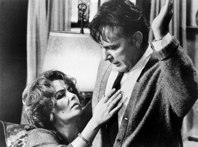Elizabeth Taylor y Richard Burton en una imagen de  ¿Quién teme a Virginia Woolf?,   en 1966. 