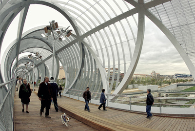 Otro puente de diseño sobre el Manzanares