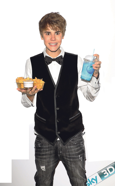  Justin Bieber en el estreno de  Never say never  en Londres. 