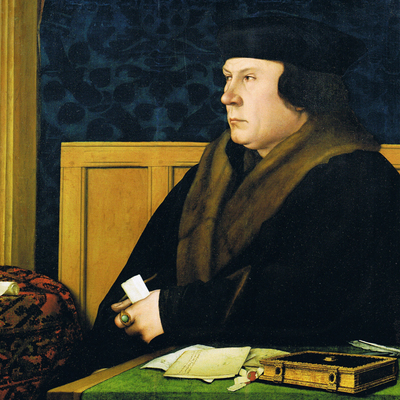  Thomas Cromwell   (circa  1533), de Hans Holbein (Frick Collection, Nueva York).