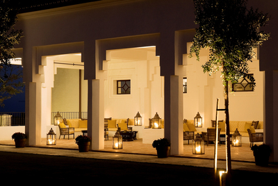 Exterior del hotel Finca Cortesín, en Casares (Málaga).