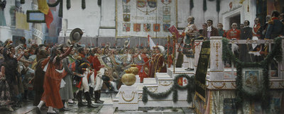  La promulgación de la Constitución de 1812,  cuadro de Salvador Viniegra.