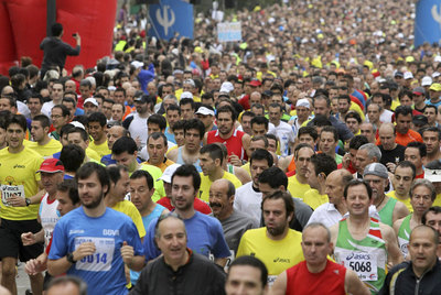 Las calles de Madrid, una gran pista de atletismo