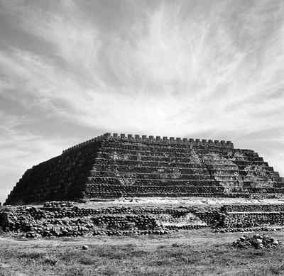FOTOGALERIA: Pirámide de Cempoala, Veracruz (c. 1950)