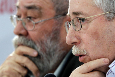 Méndez (izquierda) y Toxo en una comparecencia el pasado febrero.