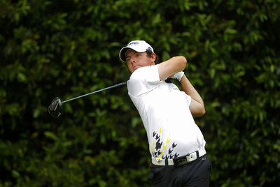 McIlroy, en el quinto hoyo de Augusta.