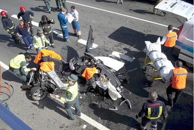 Mueren dos personas en accidente en un polígono industrial ourensano