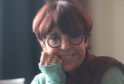 Maruja Torres, ayer, en Bilbao.