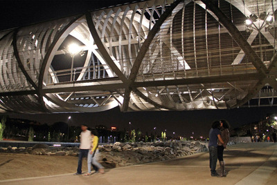 Besos en Madrid Río