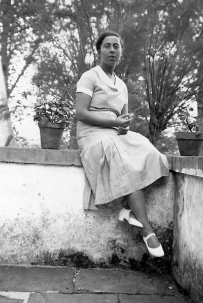 La escritora Irène Némirovsky, en Urrugne (Francia) en los años treinta.