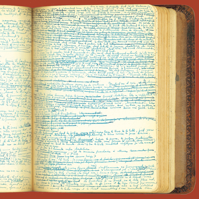 Manuscrito de  Suite francesa  (1942).