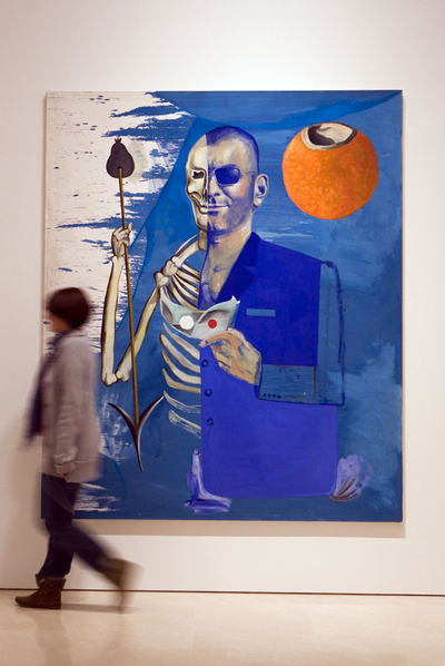  Sin título  (1988), de Martin Kippenberger, en exposición en el Museo Picasso de Málaga.