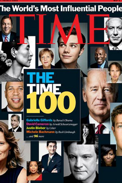 La portada de la revista  Time. 