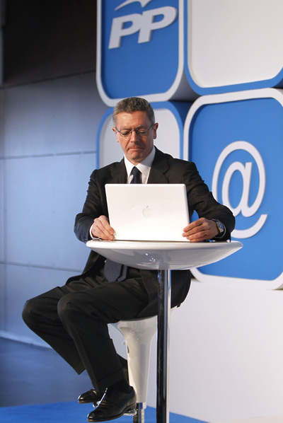 Alberto Ruiz-Gallardón, en la presentación de su web.