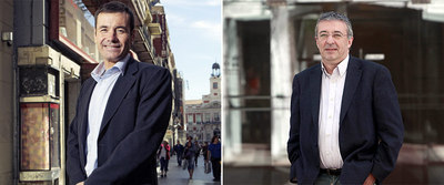 Los candidatos regionales Tomás Gómez y Gregorio Gordo.