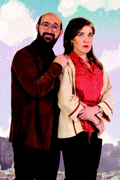 Javier Cámara y María Pujalte, en  Los quién  (Antena 3).