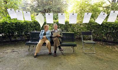 Imagen de la celebración en el Jardín Botánico de  IV Silencio por Mallarmé .
