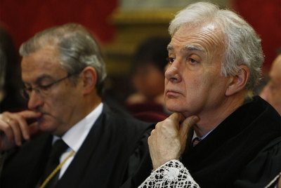 El magistrado José Manuel Sieira, en primer término, en una imagen de archivo.