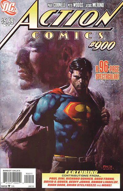  En el número 900 de  Action Comics,  Superman vuela a Irán para manifestarse contra el régimen de los ayatolás. Washington le critica por haber generado un conflicto político con el Gobierno de Ahmadineyad. 