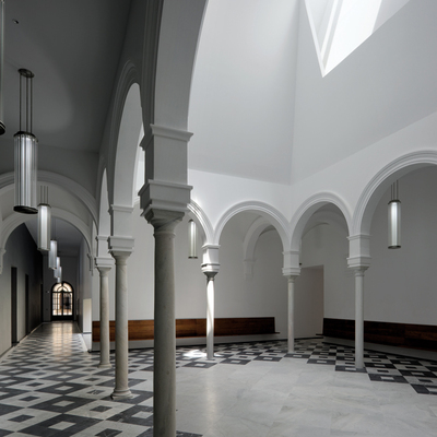 'Patio de San Jerónimo'. Palacio de San Telmo, Sevilla, rehabilitado por el arquitecto Guillermo Vázquez Consuegra.