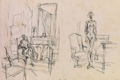  Teriade (1969),  dibujo de Alberto Giacometti.