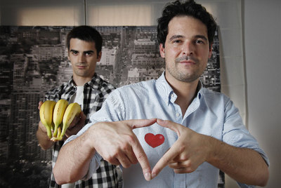 David González (izquierda) y Sergio Galiano.