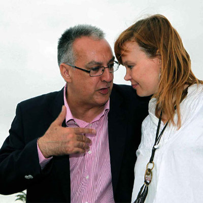 Agustín Navarro y la ministra Leire Pajín, ayer, en Benidorm.