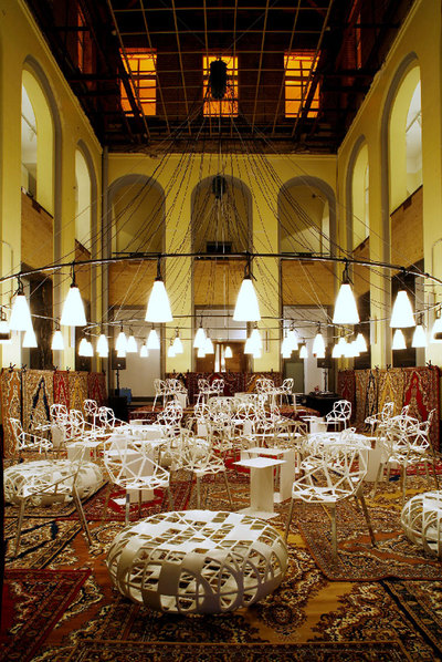 Instalación  Orient Express,  expuesta en la feria del mueble de Colonia.