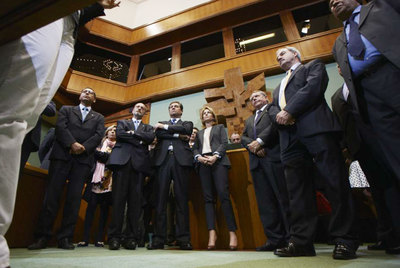 Quiroga recibe a los cónsules en Euskadi