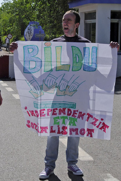 PROPAGANDA 'ABERTZALE' AL SALIR DE LA CÁRCEL