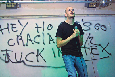  Guille Milkyway, de La Casa Azul, en el cierre definitivo de Ochoymedio Club el pasado 9 de abril en Madrid. 