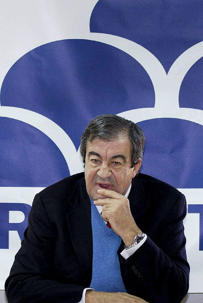 Álvarez-Cascos, durante un acto en Oviedo.