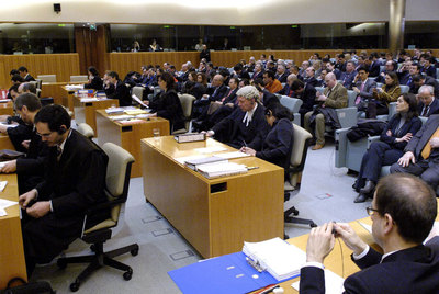 Vista sobre las  vacaciones fiscales  vascas celebrada en febrero de 2008 en el Tribunal de Justicia de la UE en Luxemburgo.