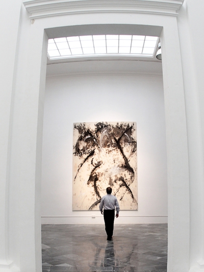 Una de las obras expuestas en  Un espacio, un tiempo .