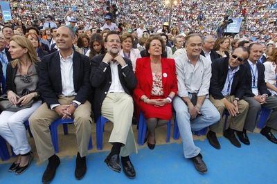 FOTOGALERIA: Rajoy apoya a Camps en Valencia