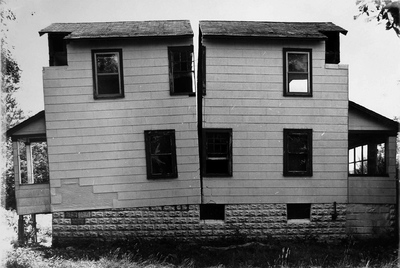  Bingo, in progress, documentación de una acción de Matta-Clark de 1974 