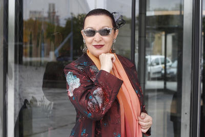 La cantante Martirio, ayer, en Sevilla.