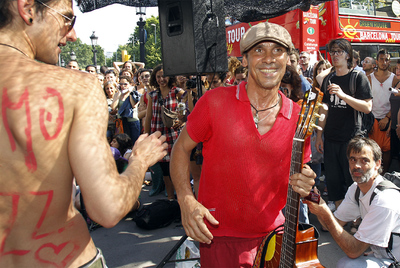 Manu Chao, con los indignados