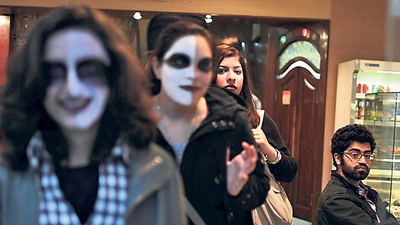  El grupo femenino de  hardcore  Mascara. 