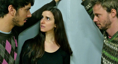 Santi Martín, Fernanda Orazzi y Eloy Azorín, en  Algo de ruido hace. 