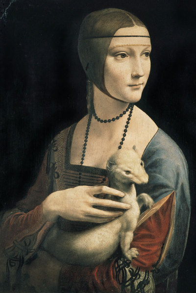  La dama del armiño,  en el Museo de Bellas Artes de Budapest, donde fue expuesta en 2009.