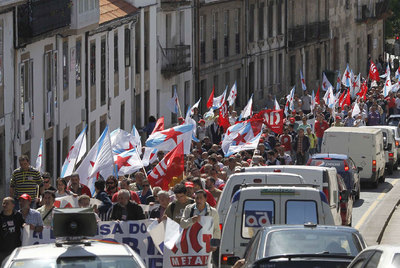 Medio millar de trabajadores del naval reclama carga de trabajo