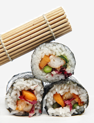  Makis  de langostinos.