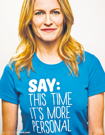  Jane Pratt, editora de las revistas  Sassy  y  Jane, y ahora responsable del blog xojane 